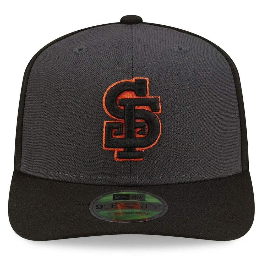 San Francisco Giants New Era Player Replica Alternate 9SEVENTY Adjustable Hat - Gray/Black Hats