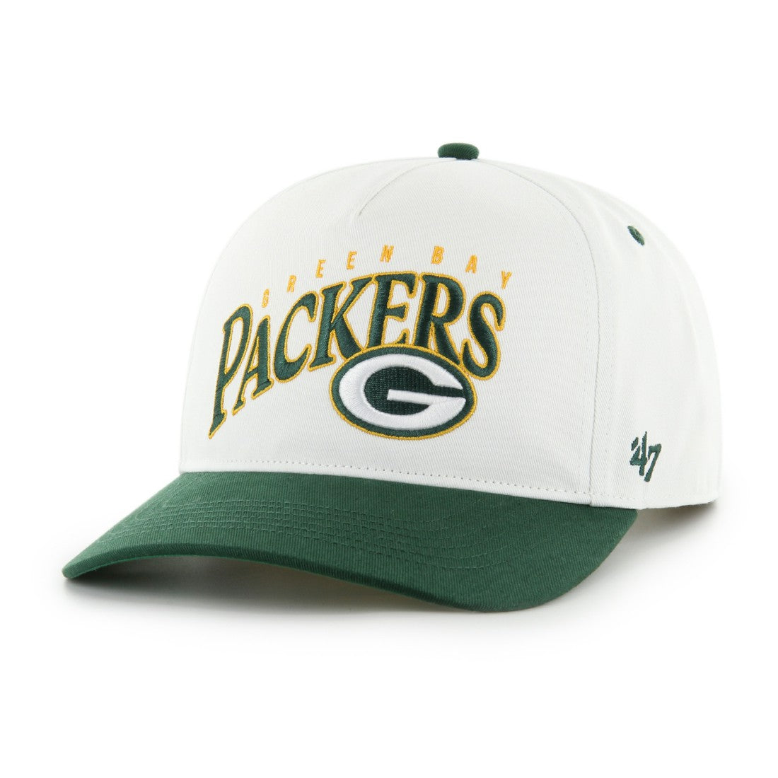Green Bay Packers '47 Soar Relaxed Hitch Adjustable Hat - White Hats