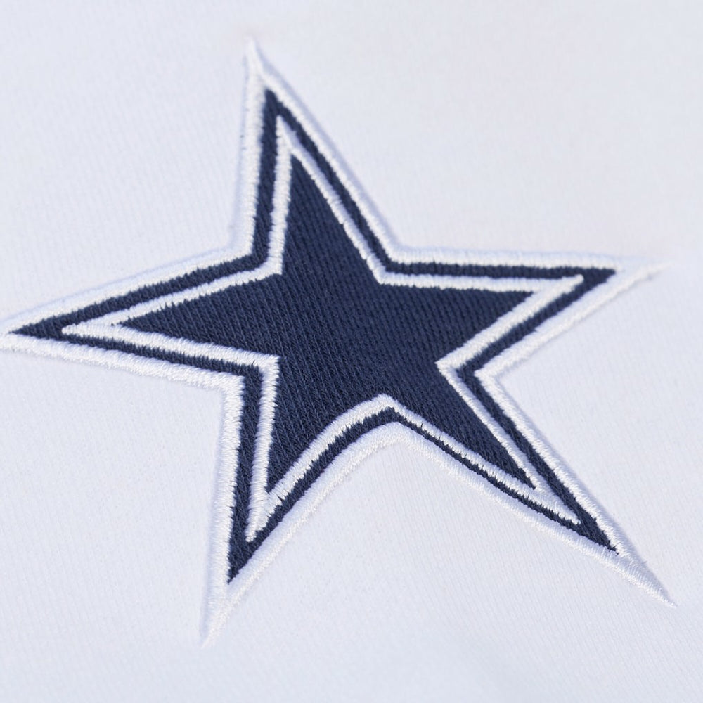 Dallas Cowboys White Out Fleece Sweatshirt - White Sweatshirts