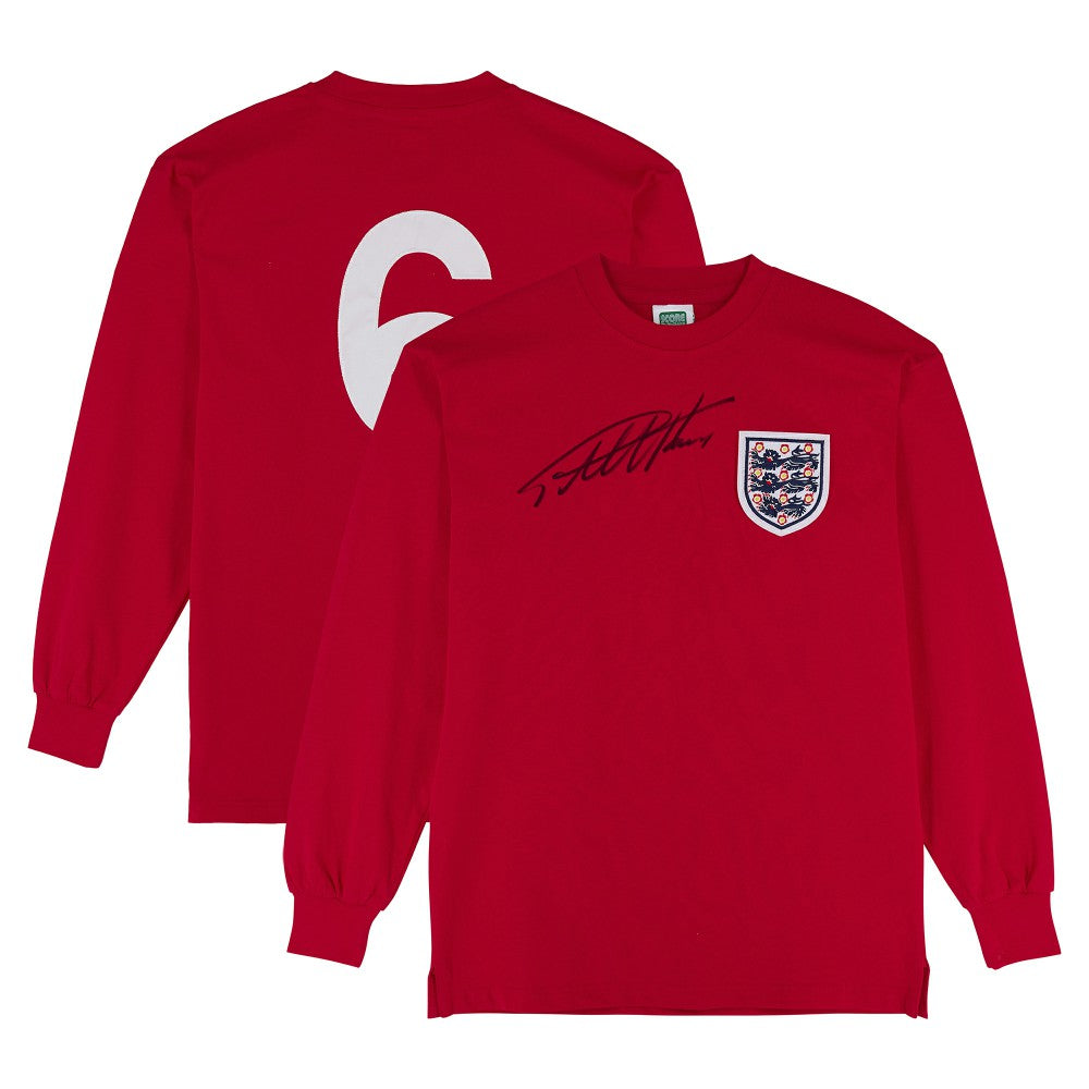 Sir Geoff Hurst England National Team Autographed 1966 Score Draw Jersey Icons