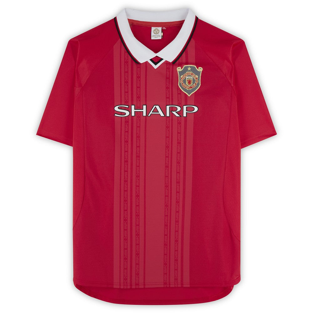 Teddy Sheringham Manchester United Autographed 1999 Red UEFA Champions League Home Jersey Icons - Adidas discount