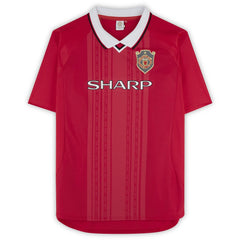 Teddy Sheringham Manchester United Autographed 1999 Red UEFA Champions League Home Jersey Icons - Adidas discount