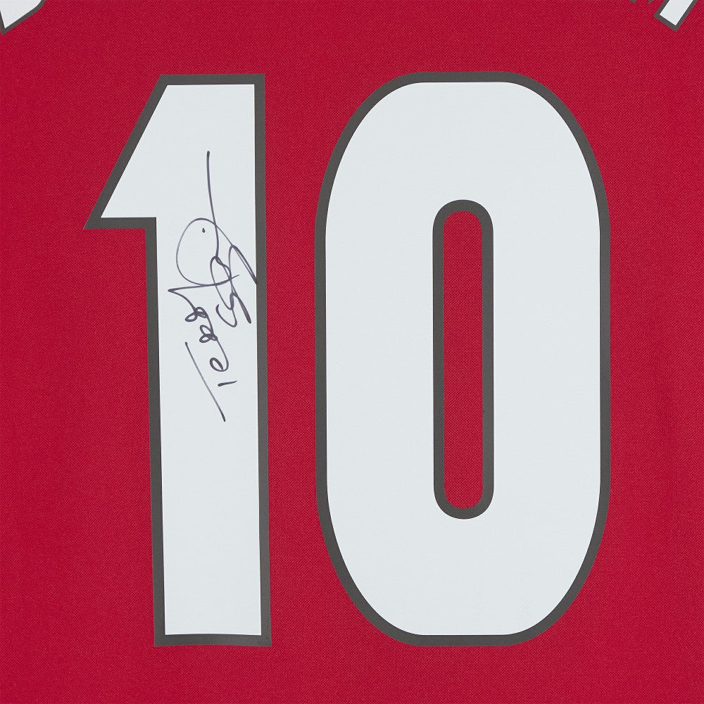 Teddy Sheringham Manchester United Autographed 1999 Red UEFA Champions League Home Jersey Icons - Adidas discount