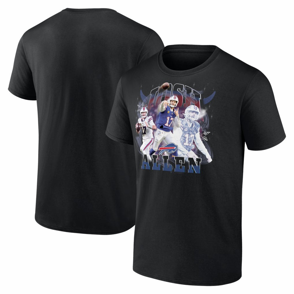 Josh Allen Buffalo Bills Notorious T-Shirt - Black T-shirts