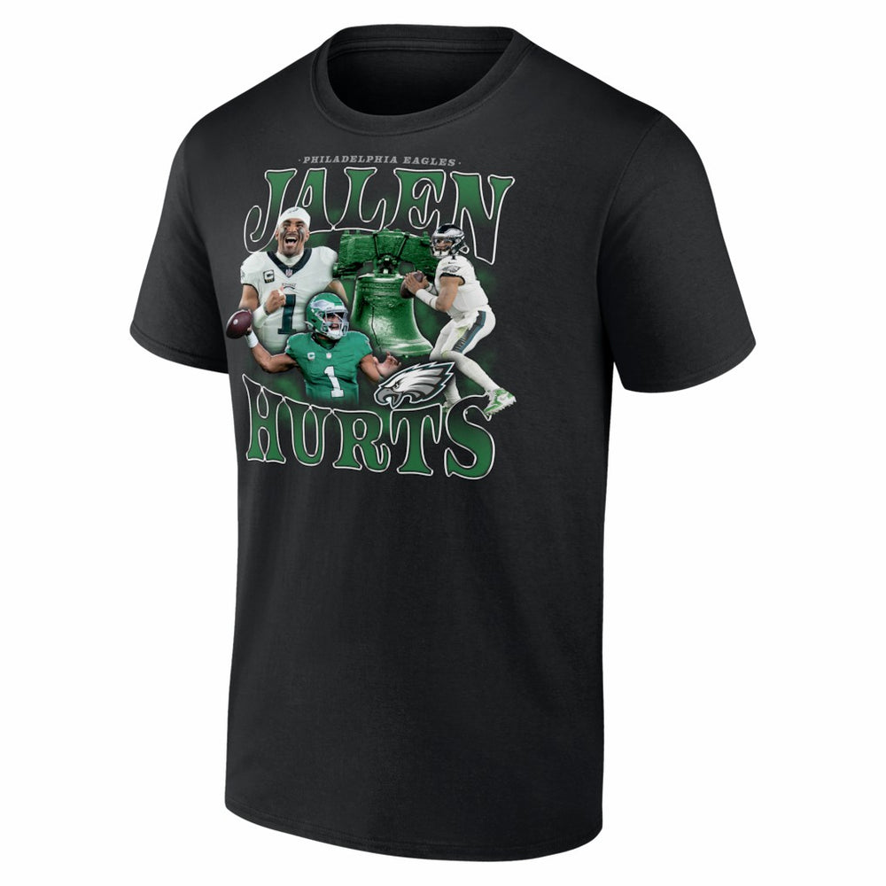 Jalen Hurts Philadelphia Eagles Notorious T-Shirt - Black T-shirts