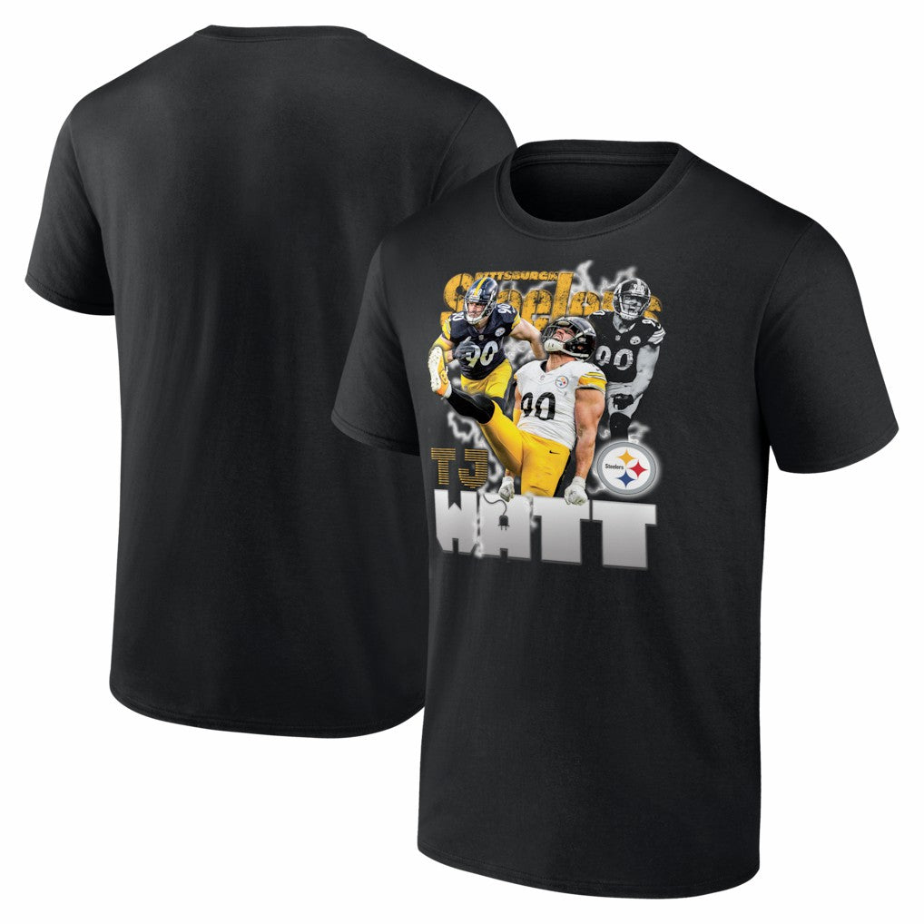 T.J. Watt Pittsburgh Steelers Notorious T-Shirt - Black T-shirts