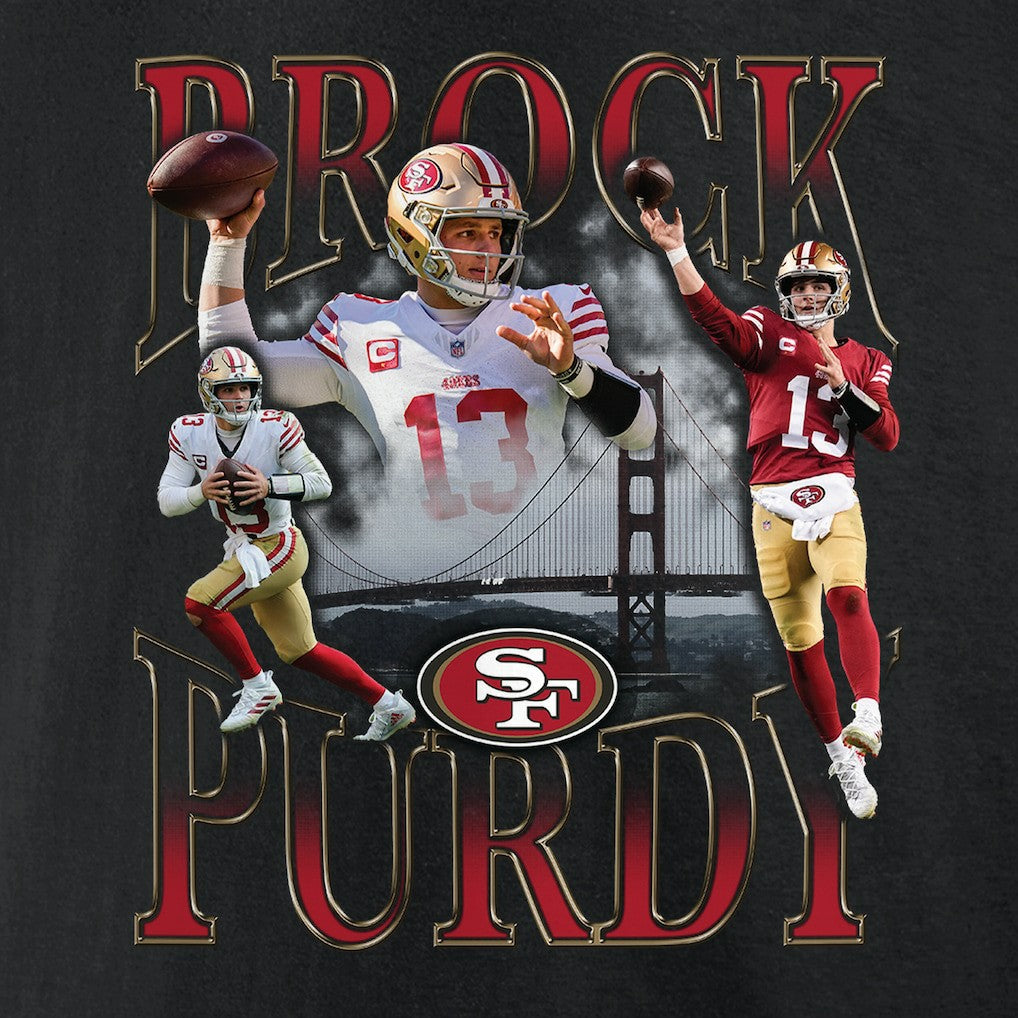 Brock Purdy San Francisco 49ers Notorious T-Shirt - Black T-shirts