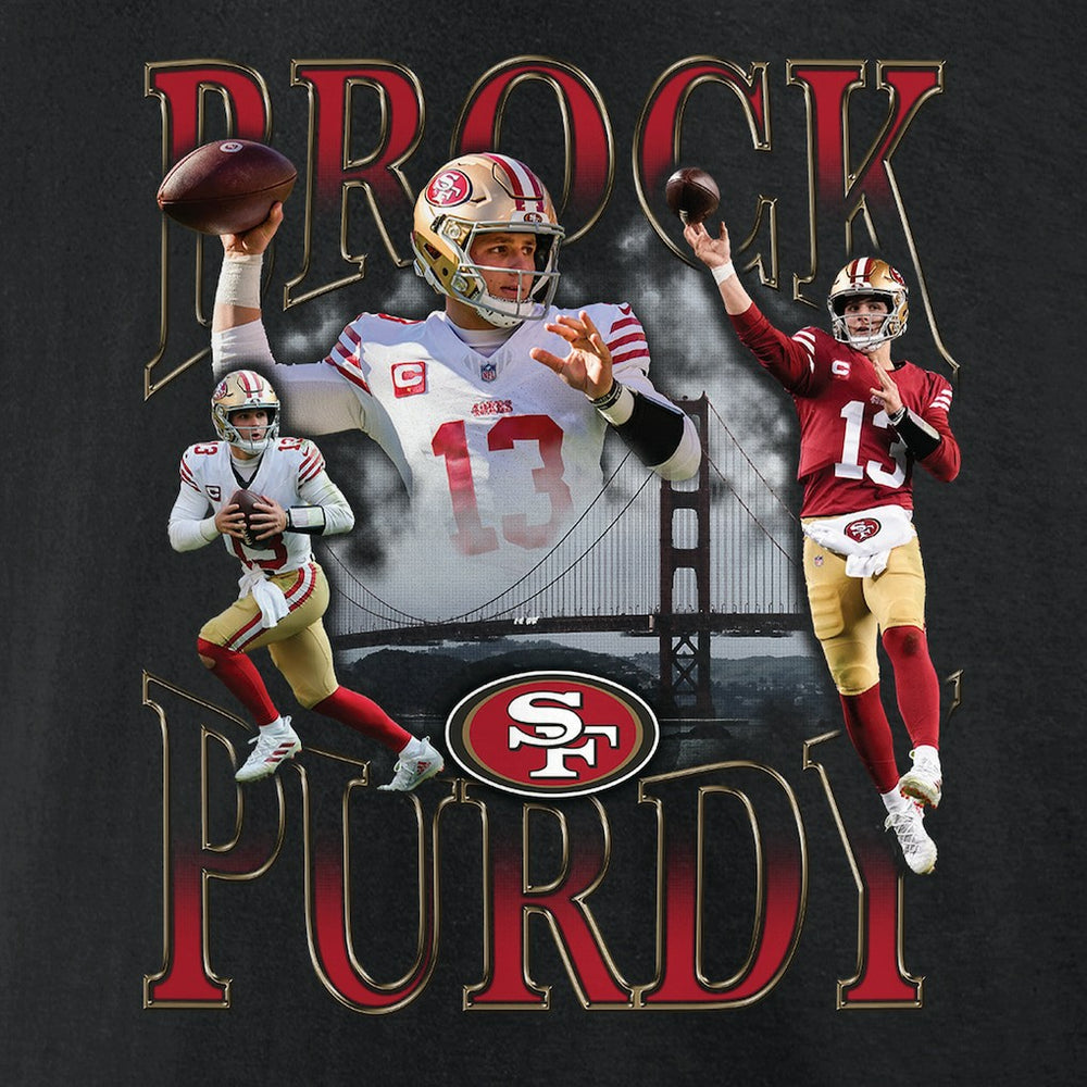Brock Purdy San Francisco 49ers Notorious T-Shirt - Black T-shirts