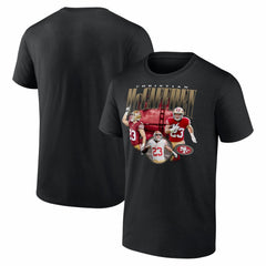 Christian McCaffrey San Francisco 49ers Notorious T-Shirt - Black T-shirts