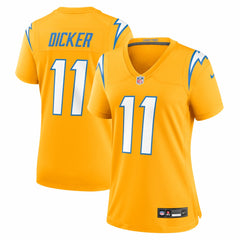 Cameron Dicker Los Angeles Chargers Women's Alternate Game Jersey - Gold Jerseys
