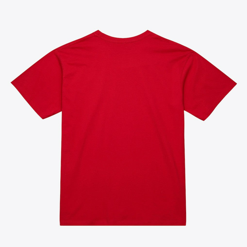 Atlanta Hawks Unisex Hardwood Classics Arch T-Shirt Red - Mitchell & Ness