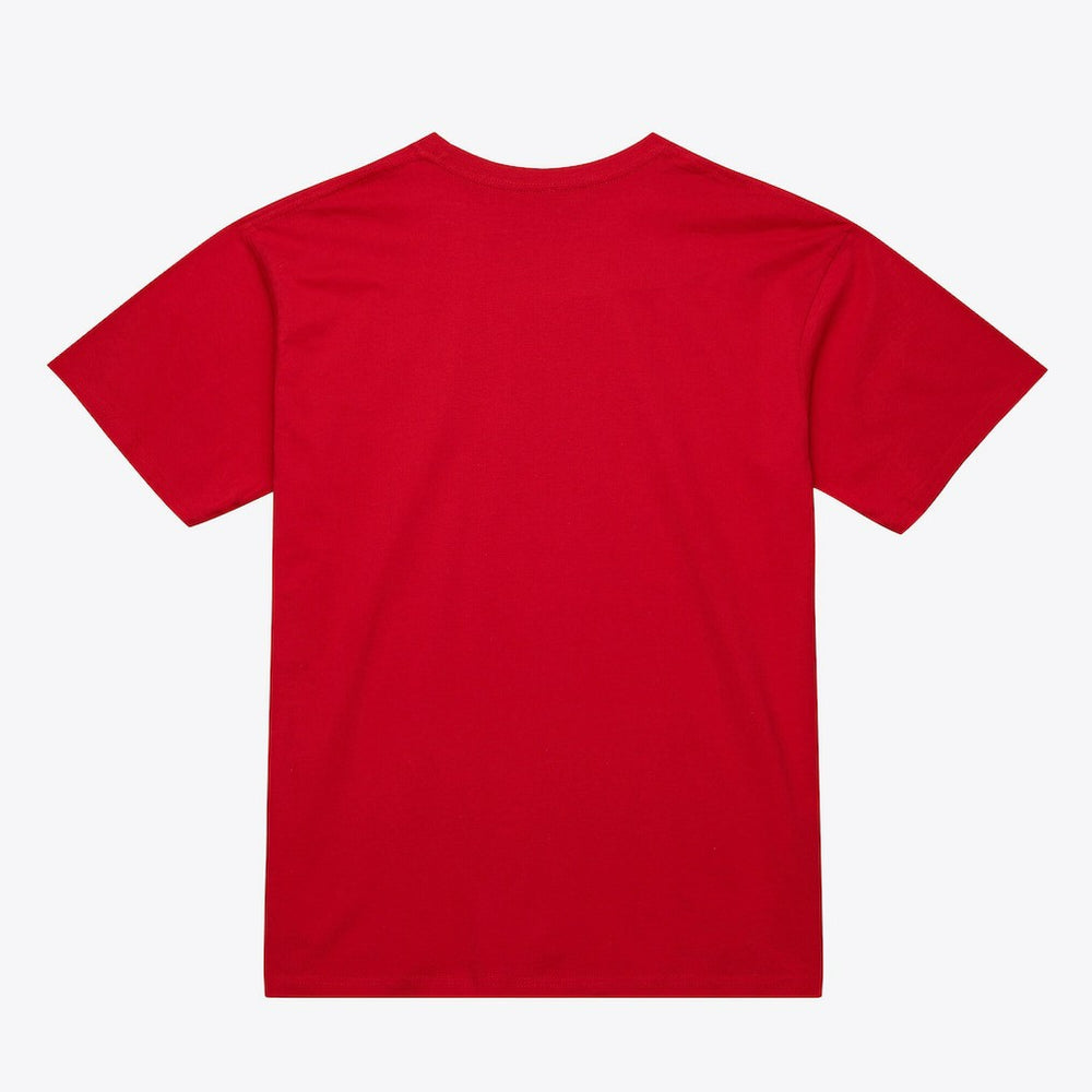 Atlanta Hawks Unisex Hardwood Classics Arch T-Shirt Red - Mitchell & Ness
