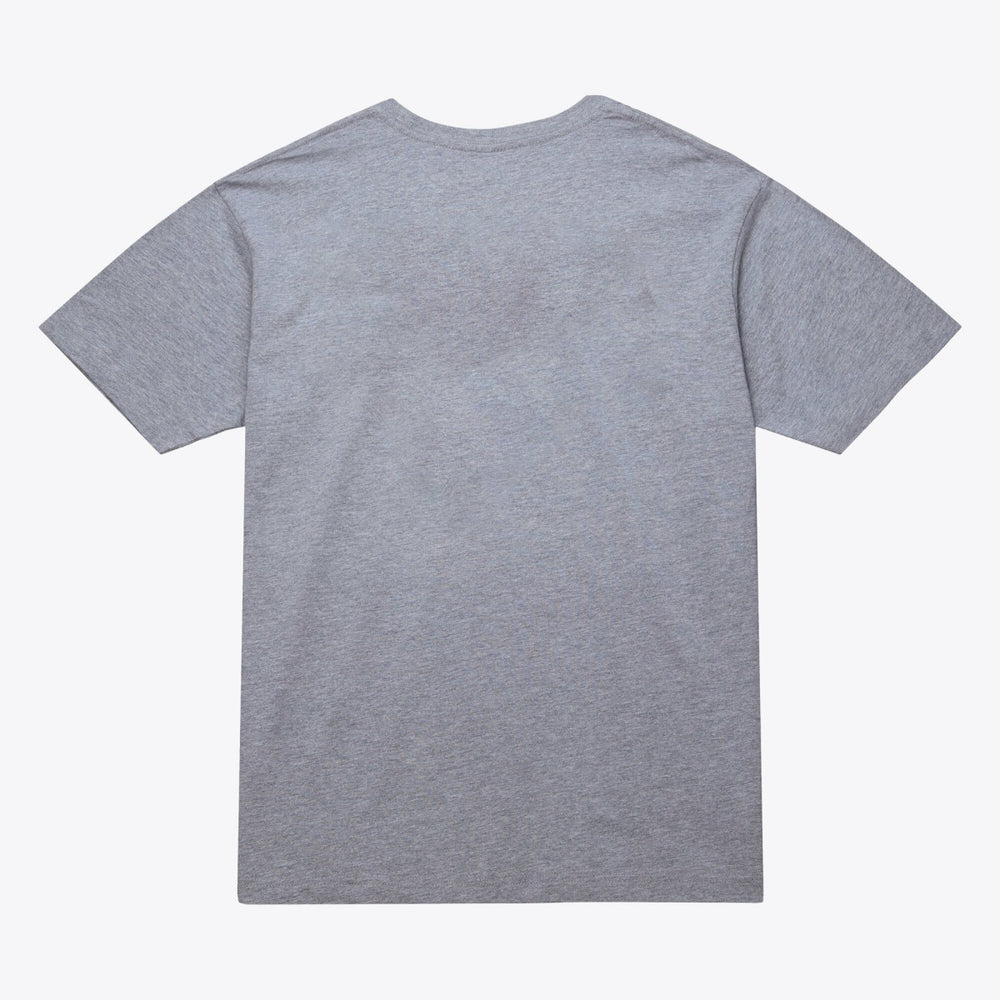Utah Jazz Unisex Hardwood Classics Arch T-Shirt Heather Gray - Mitchell & Ness