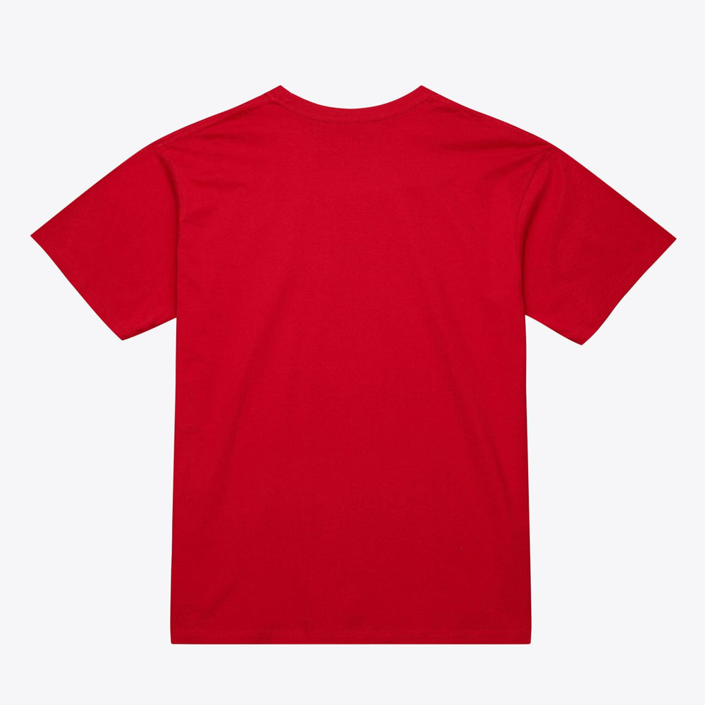 Miami Heat Unisex Hardwood Classics Arch T-Shirt Red - Mitchell & Ness