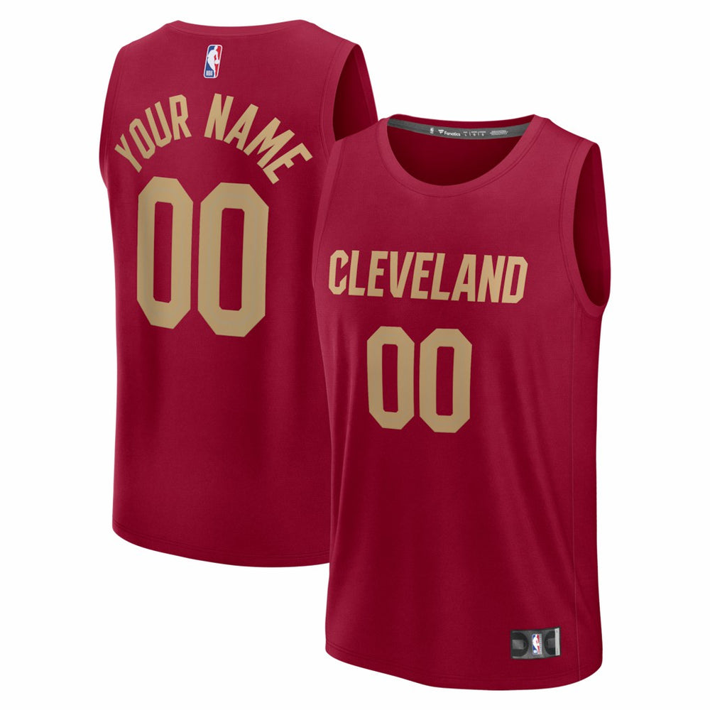 Cleveland Cavaliers Youth Fastbreak Custom Jersey Icon Editi- Red - Fanatics