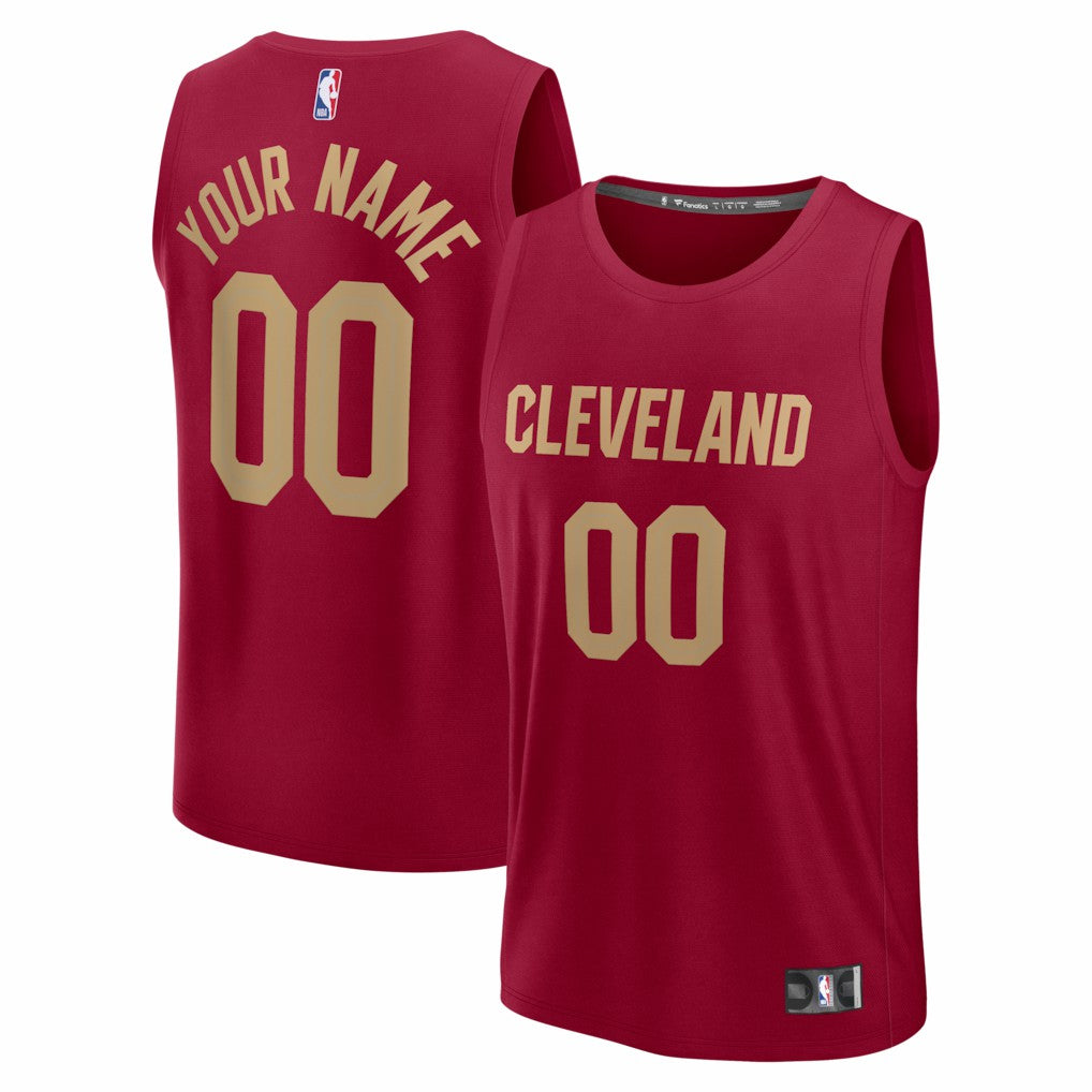 Cleveland Cavaliers Youth Fastbreak Custom Jersey Icon Editi- Red - Fanatics