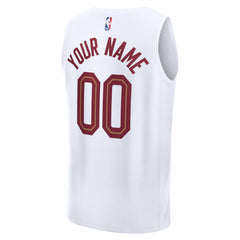 Cleveland Cavaliers Fastbreak Custom Jersey Association Editi- White - Fanatics outlet