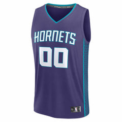Charlotte Hornets Youth Fastbreak Custom Jersey Statement Edition Purple - Fanatics
