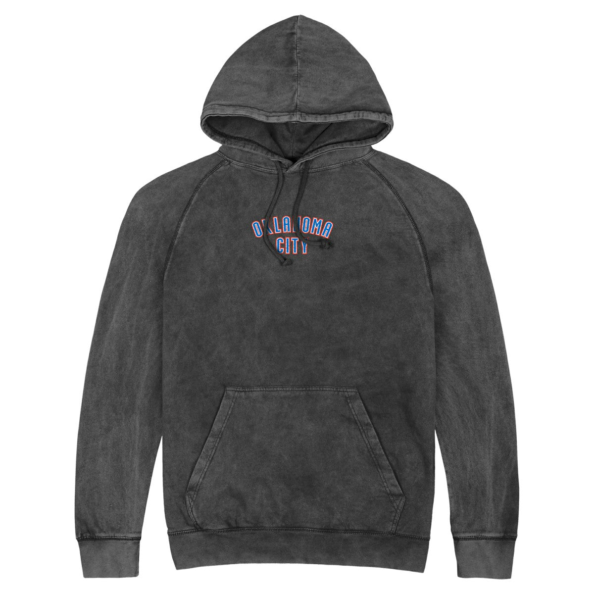 Oklahoma City Thunder Stadium Essentials Unisex Get Back Vintage Raglan Hoodie Black outlet