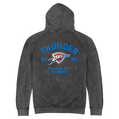 Oklahoma City Thunder Stadium Essentials Unisex Get Back Vintage Raglan Hoodie Black outlet