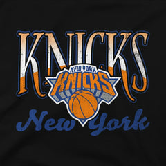New York Knicks Stadium Essentials Unisex Sky High Fleece Sweatshirt Black