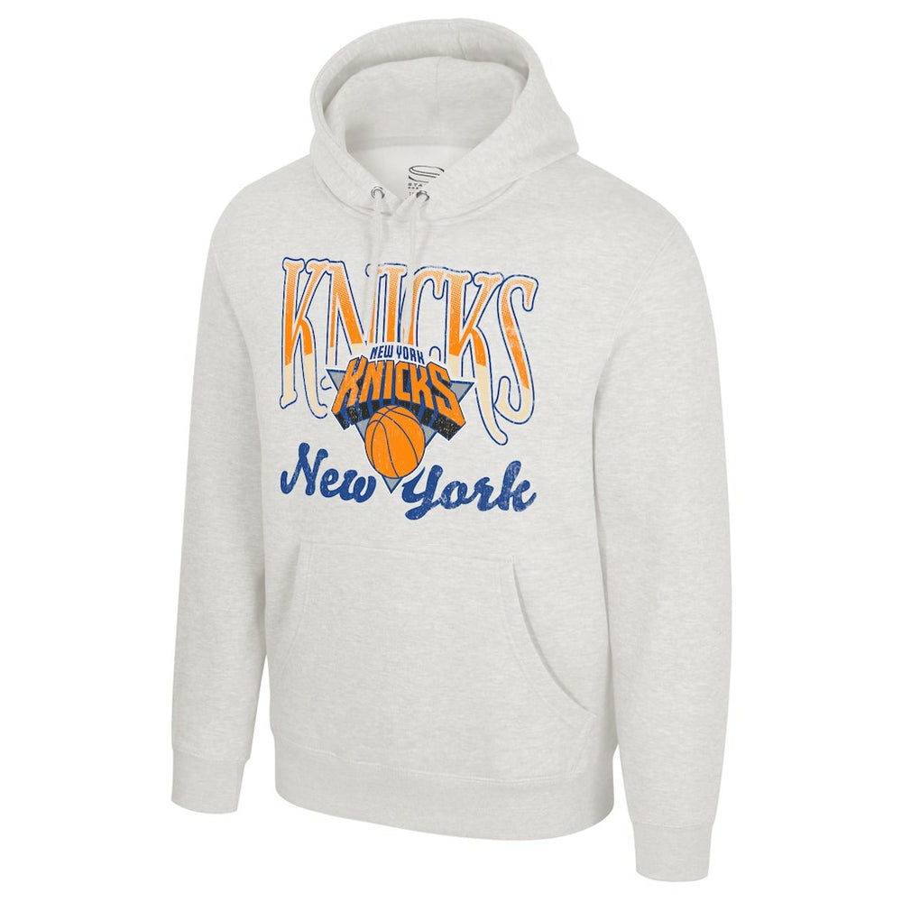 New York Knicks Stadium Essentials Unisex Sky High Hoodie Oatmeal