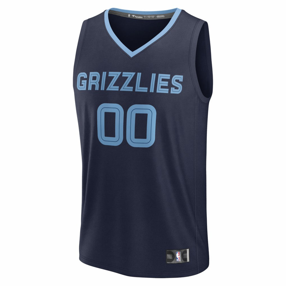 Memphis Grizzlies Youth Fastbreak Custom Jersey Icon Edition Navy - Fanatics