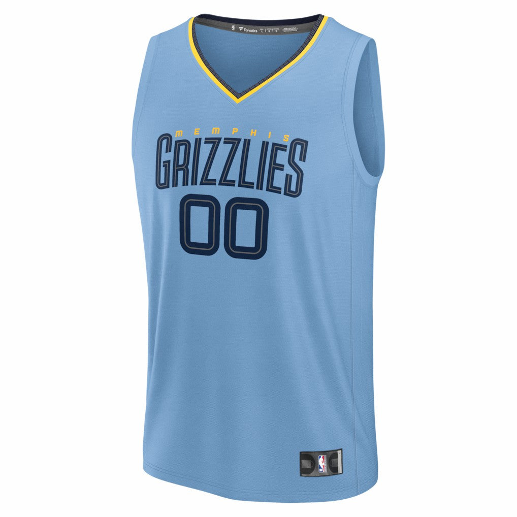 Memphis Grizzlies Youth Fastbreak Custom Jersey Statement Edition Light Blue - Fanatics outlet