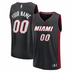 Miami Heat Fastbreak Custom Jersey Icon Edition Black - Fanatics