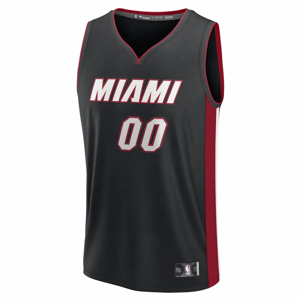 Miami Heat Fastbreak Custom Jersey Icon Edition Black - Fanatics