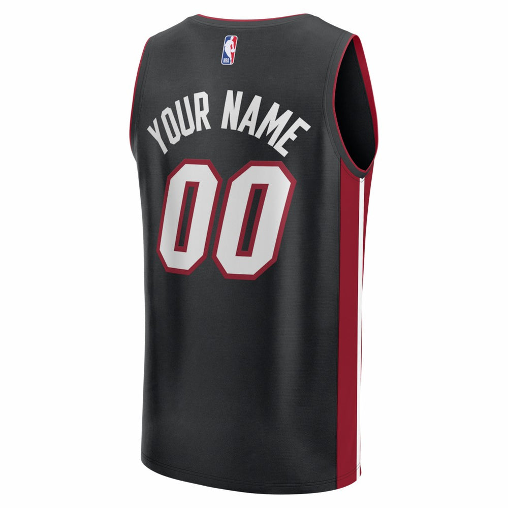 Miami Heat Fastbreak Custom Jersey Icon Edition Black - Fanatics