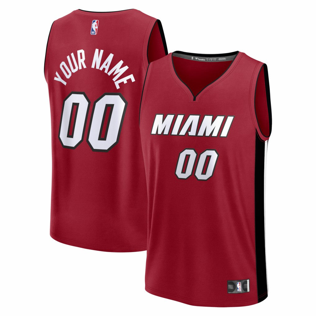 Miami Heat Fastbreak Custom Jersey Statement Edition Red - Fanatics outlet