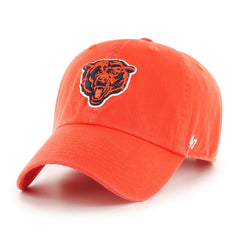 Chicago Bears '47 Historic Logo Clean Up Adjustable Hat - Orange Hats