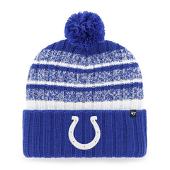 Indianapolis Colts '47 Tavern Cuffed Knit Hat with Pom - Royal/White Hats