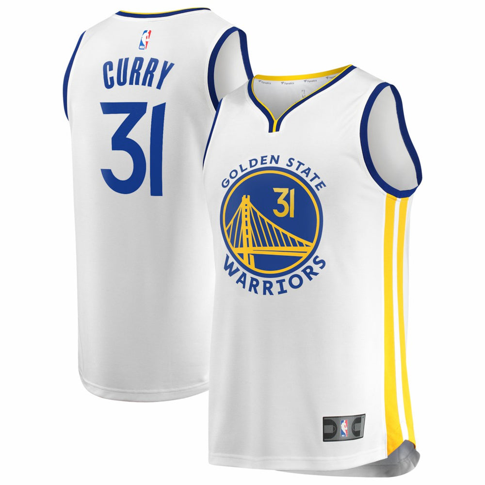 Seth Curry Golden State Warriors Fast Break Replica Jersey White Association Edition - Fanatics