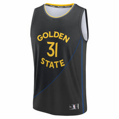 Seth Curry Golden State Warriors Fast Break Replica Player Jersey Statement Editi- Black - Fanatics