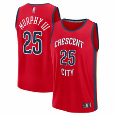 Trey Murphy III New Orleans Pelicans Fast Break Replica Player Jersey Statement Edition Red - Fanatics