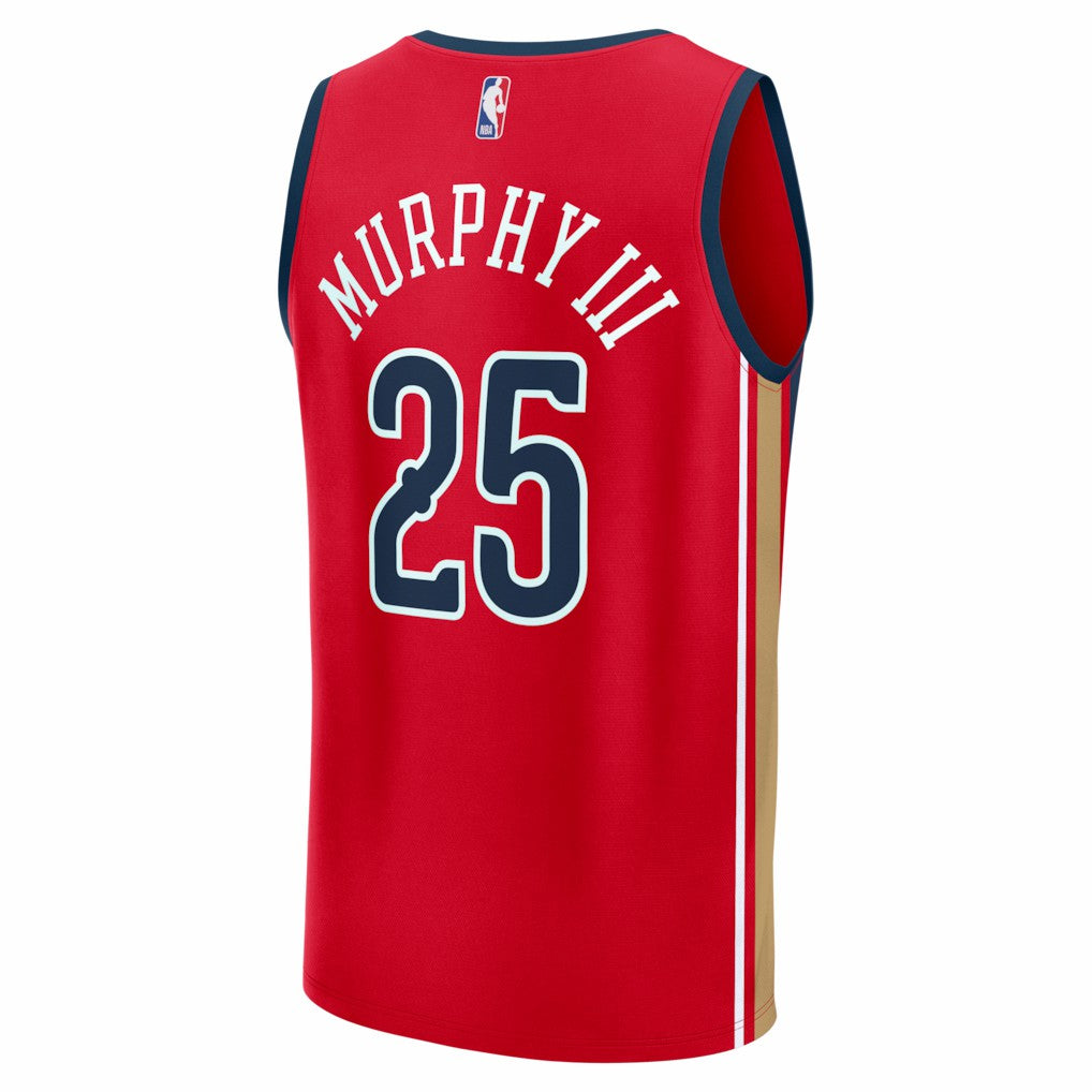Trey Murphy III New Orleans Pelicans Fast Break Replica Player Jersey Statement Edition Red - Fanatics