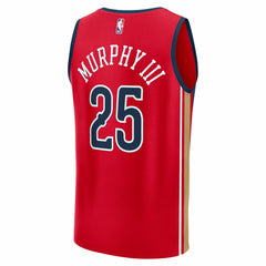 Trey Murphy III New Orleans Pelicans Fast Break Replica Player Jersey Statement Edition Red - Fanatics
