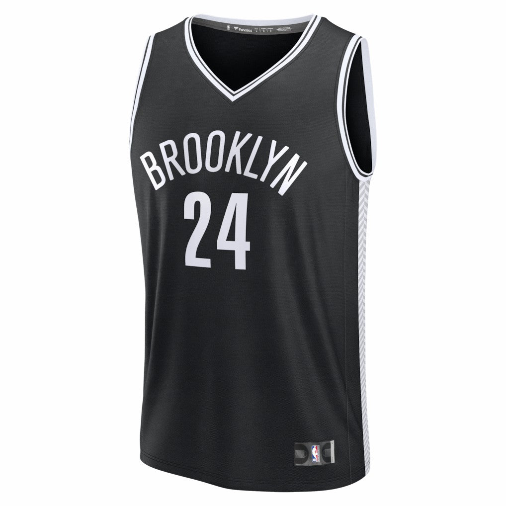 Cam Thomas Brooklyn Nets Fast Break Replica Jersey Black Icon Edition - Fanatics outlet