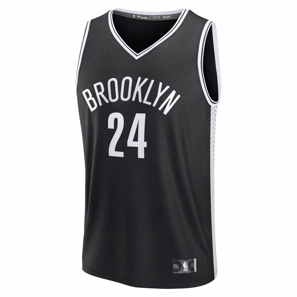 Cam Thomas Brooklyn Nets Fast Break Replica Jersey Black Icon Edition - Fanatics outlet