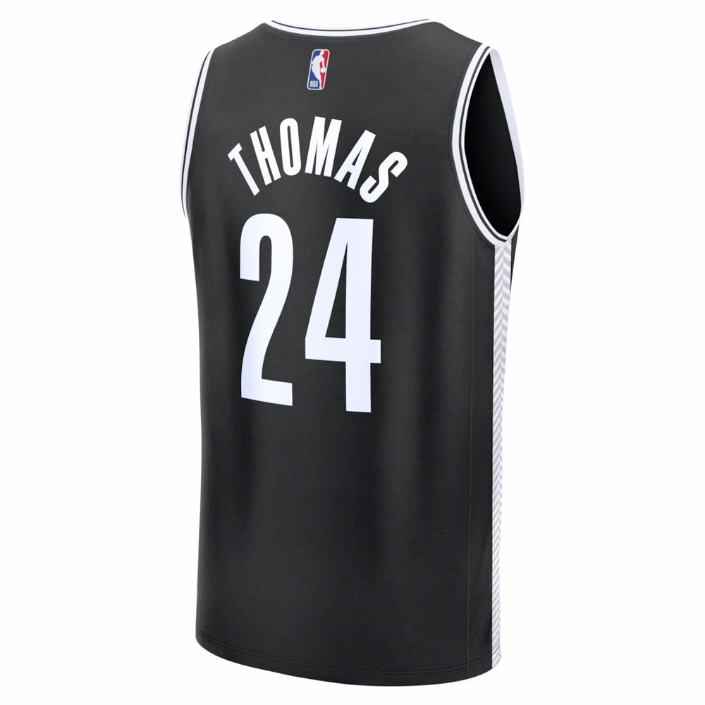 Cam Thomas Brooklyn Nets Fast Break Replica Jersey Black Icon Edition - Fanatics outlet