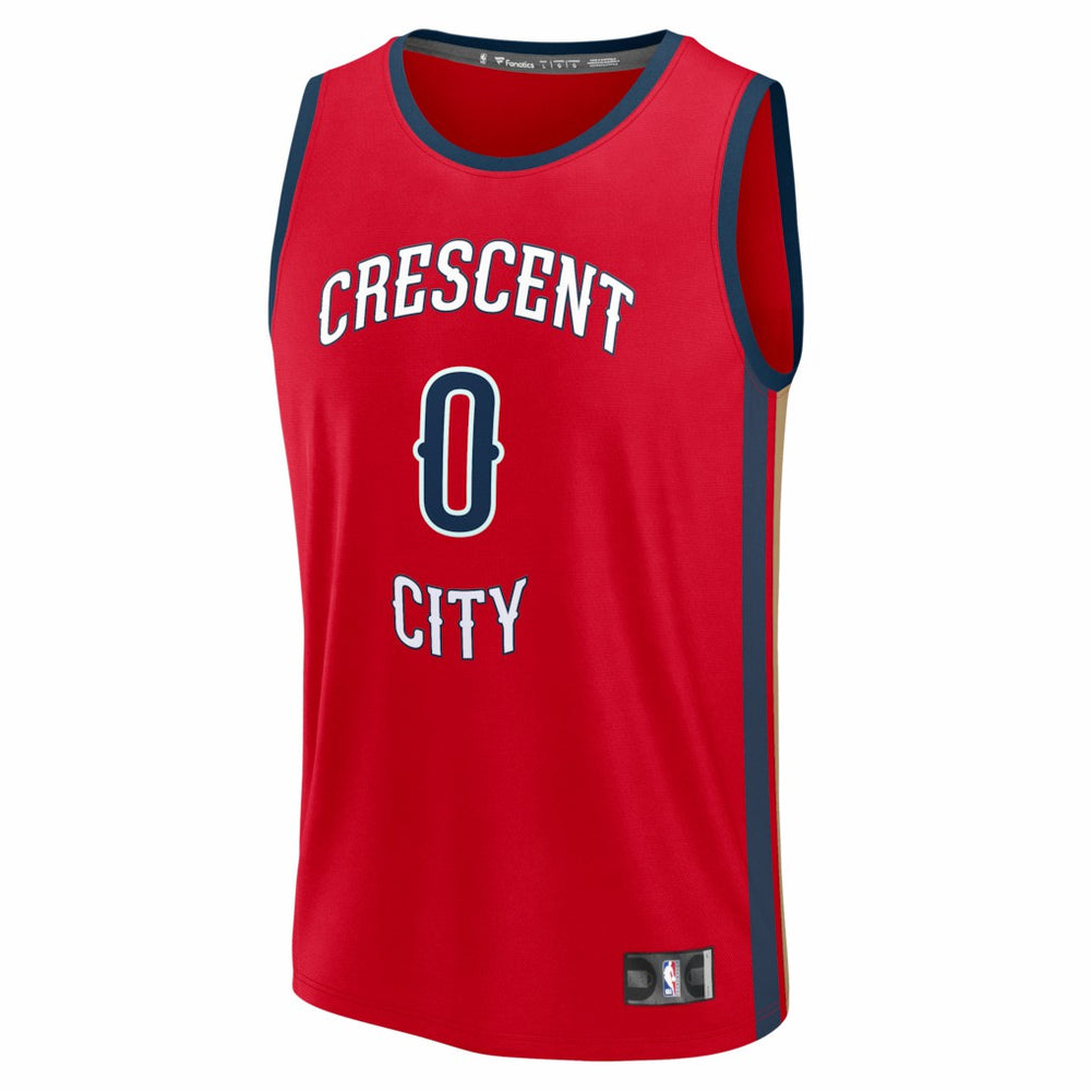 Jeremiah Fears New Orleans Pelicans Fast Break Replica Player Jersey Statement Edition Red - Fanatics outlet