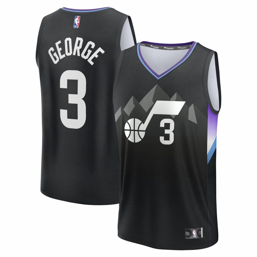 Keyonte George Utah Jazz Fast Break Replica Jersey Statement Edition Black - Fanatics outlet