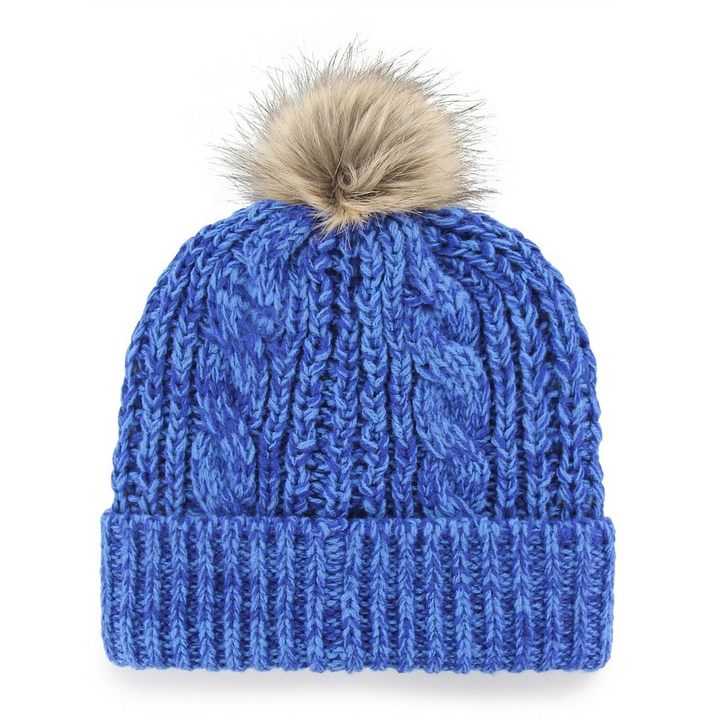 Indianapolis Colts '47 Women's Meeko Cuffed Knit Hat with Pom - Royal Hats