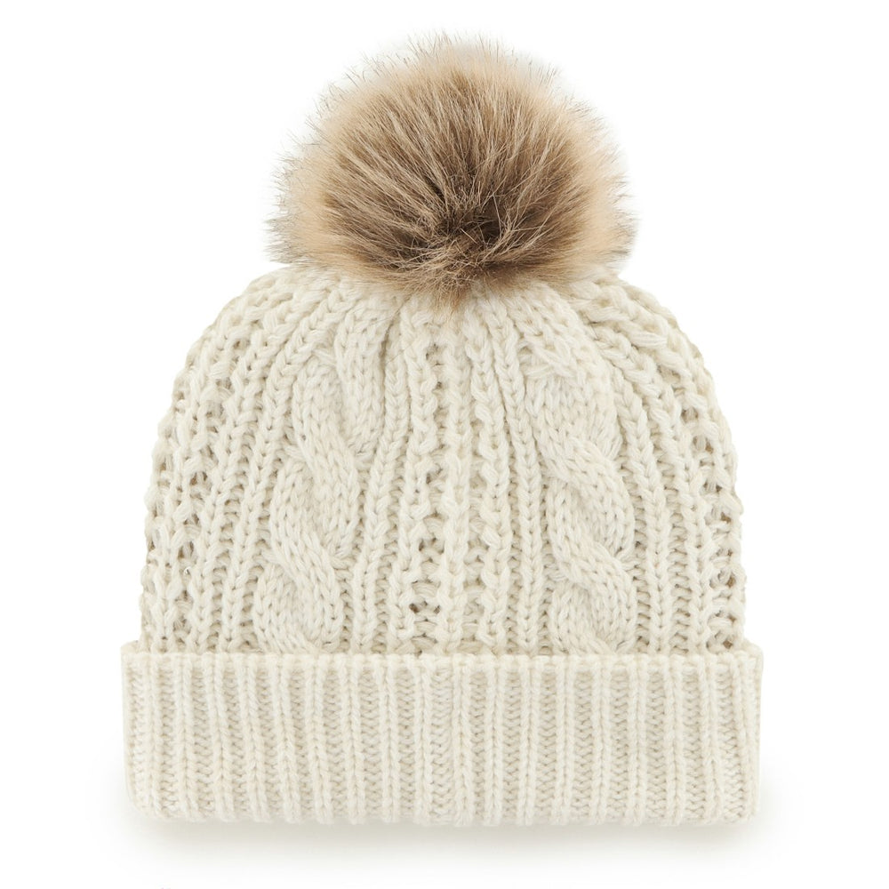 Denver Broncos '47 Women's Meeko Cuffed Knit Hat with Pom - White Hats