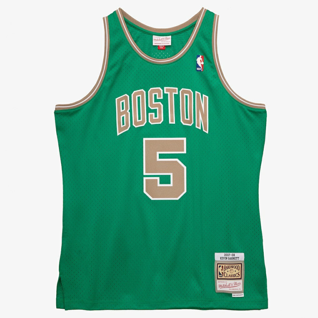 Kevin Garnett Boston Celtics 2007-08 Hardwood Classics Swingman Jersey Kelly Green - Mitchell & Ness
