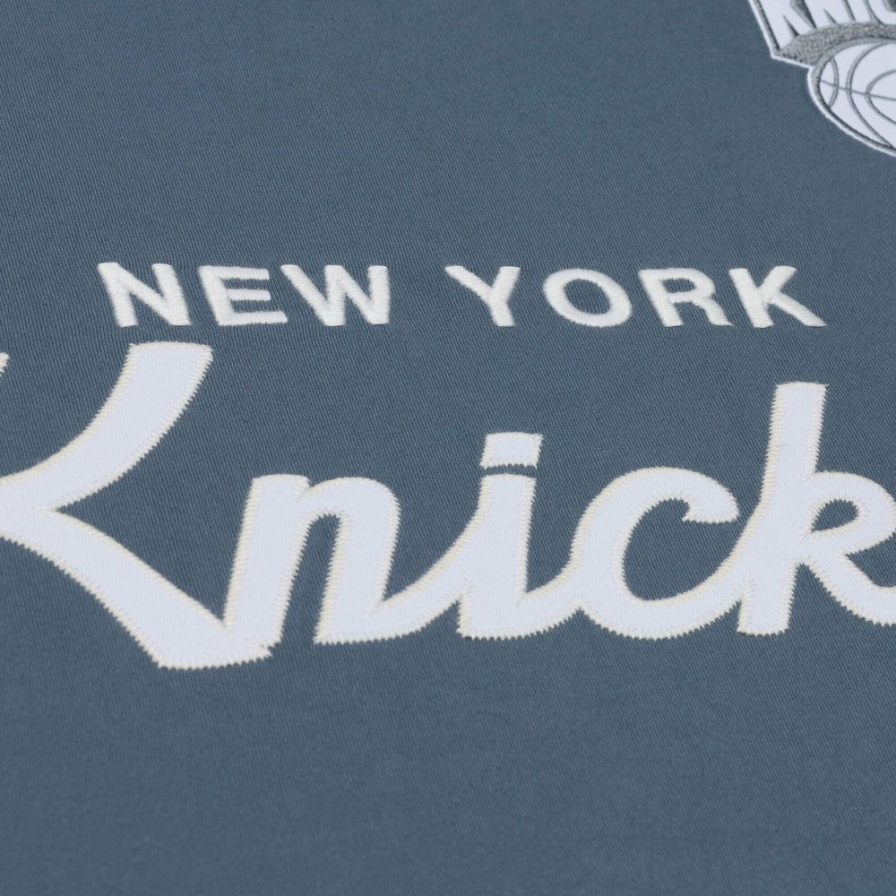 New York Knicks Thunderstorm T-Shirt Blue - Mitchell & Ness