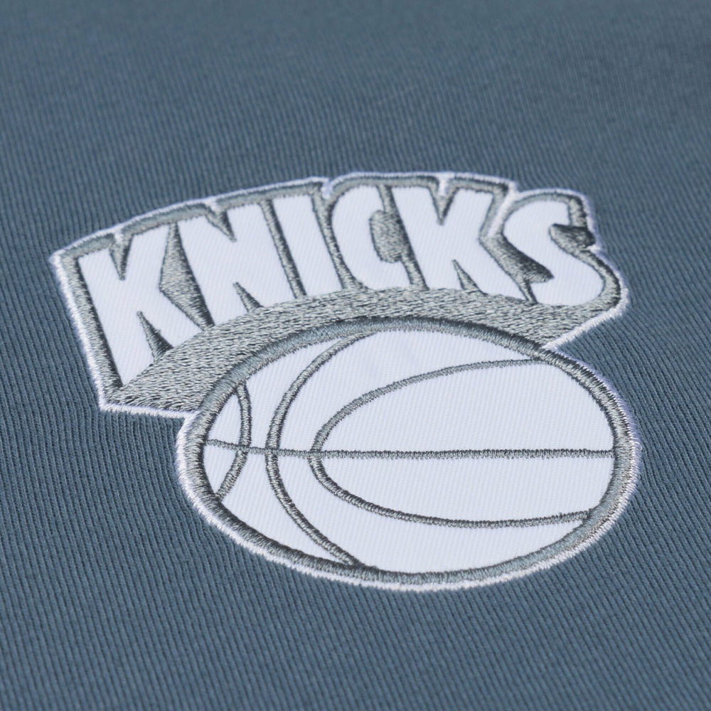 New York Knicks Thunderstorm T-Shirt Blue - Mitchell & Ness