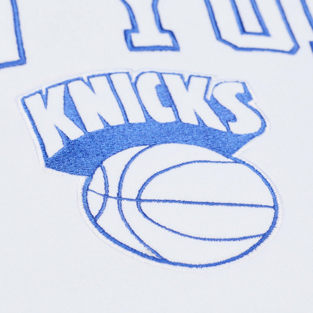 New York Knicks Arctic Fleece Sweatshirt White - Mitchell & Ness outlet